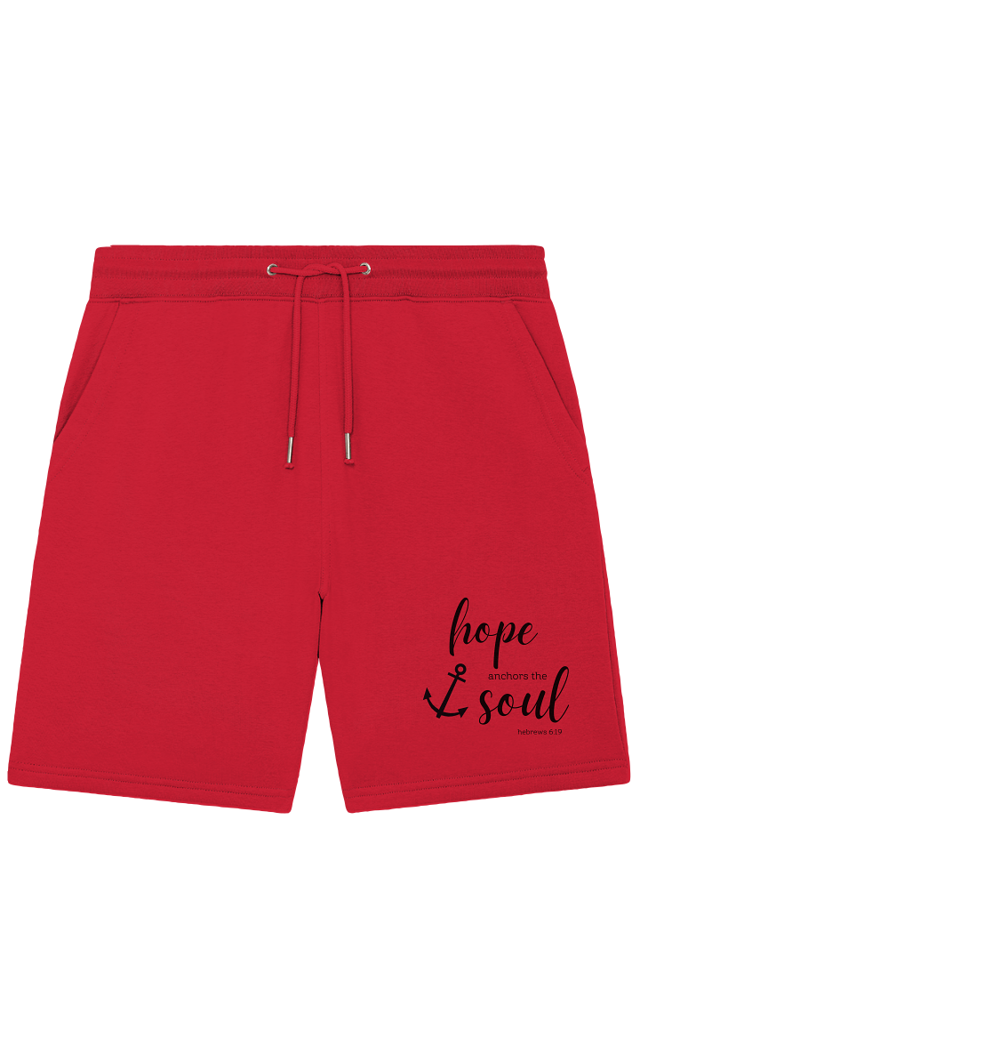 hope anchors the soul - Organic Jogger Shorts - wertvoll und geliebt