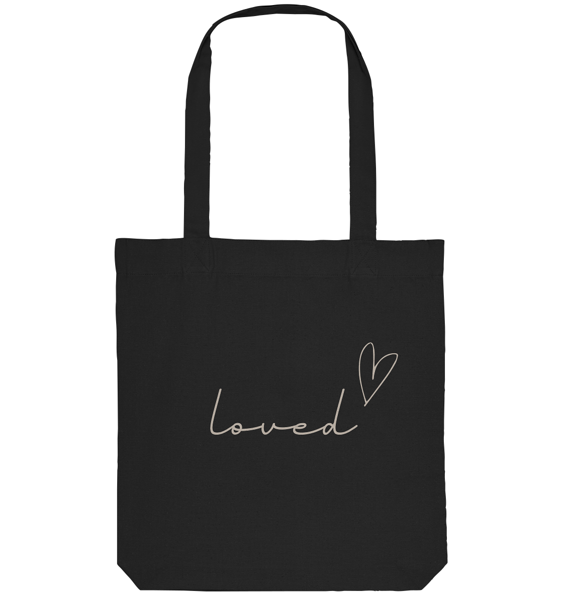 loved - Organic Tote-Bag - wertvoll und geliebt