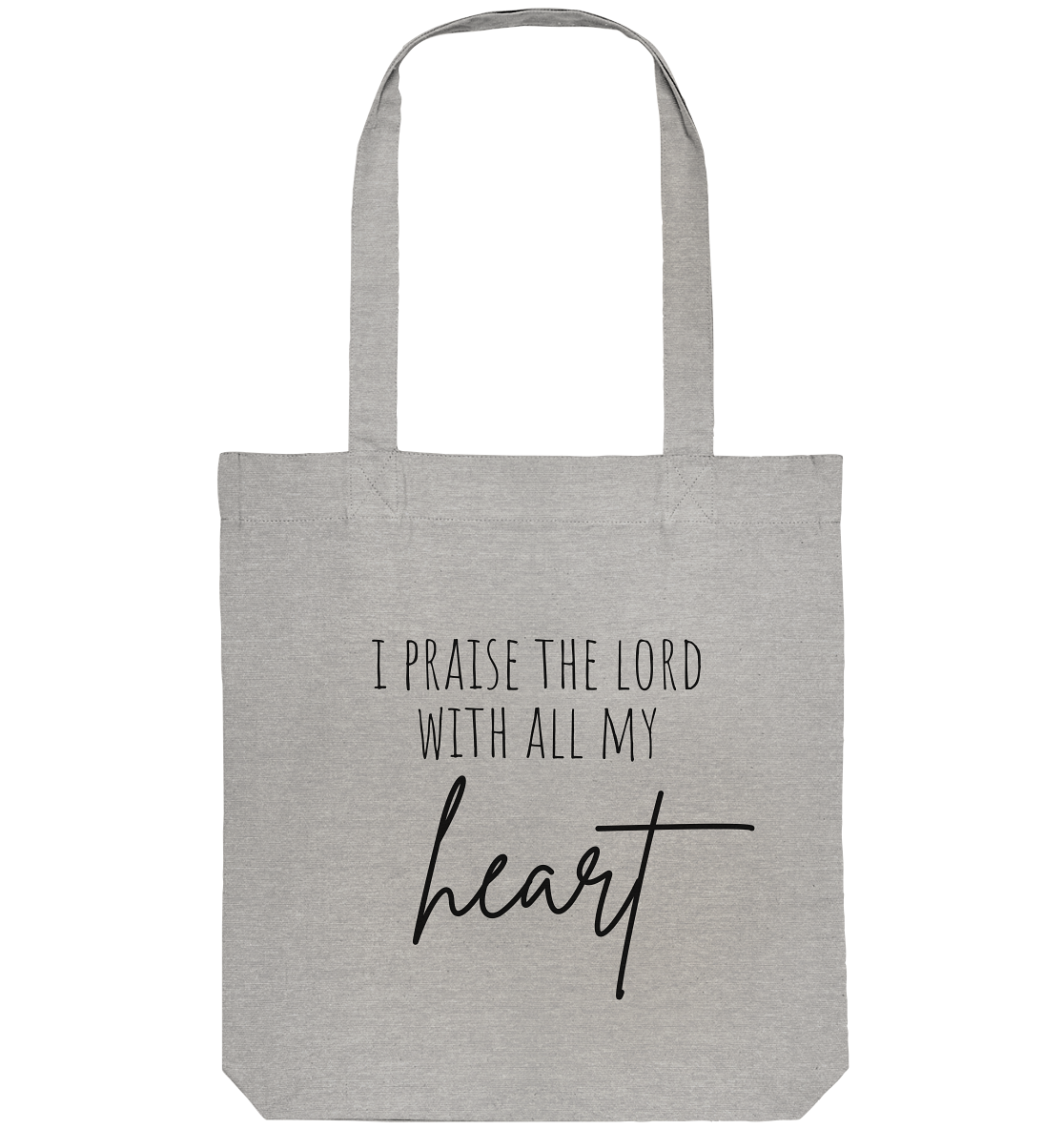 I praise the lord - Organic Tote-Bag - wertvoll und geliebt