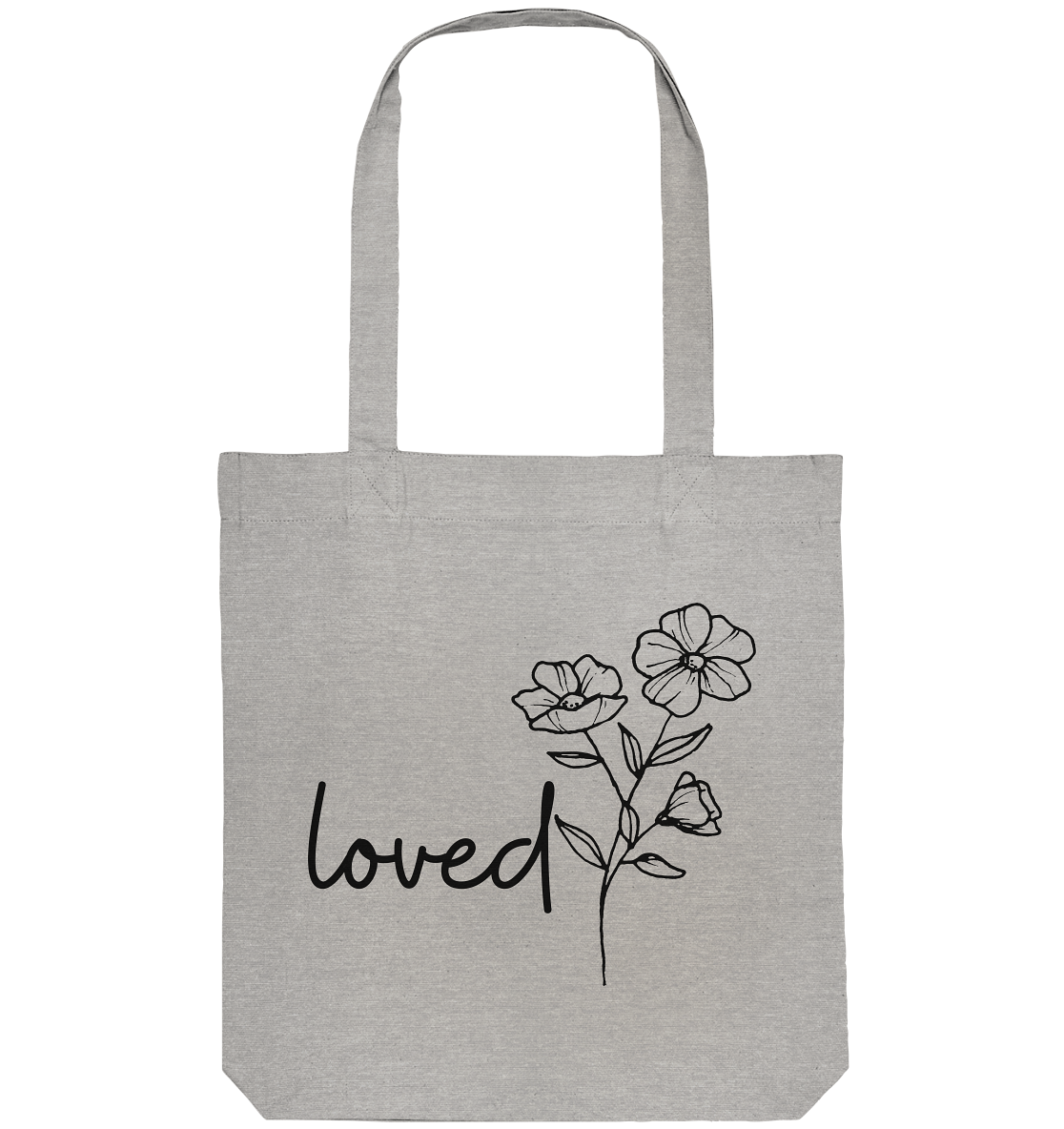 loved - Organic Tote-Bag - wertvoll und geliebt