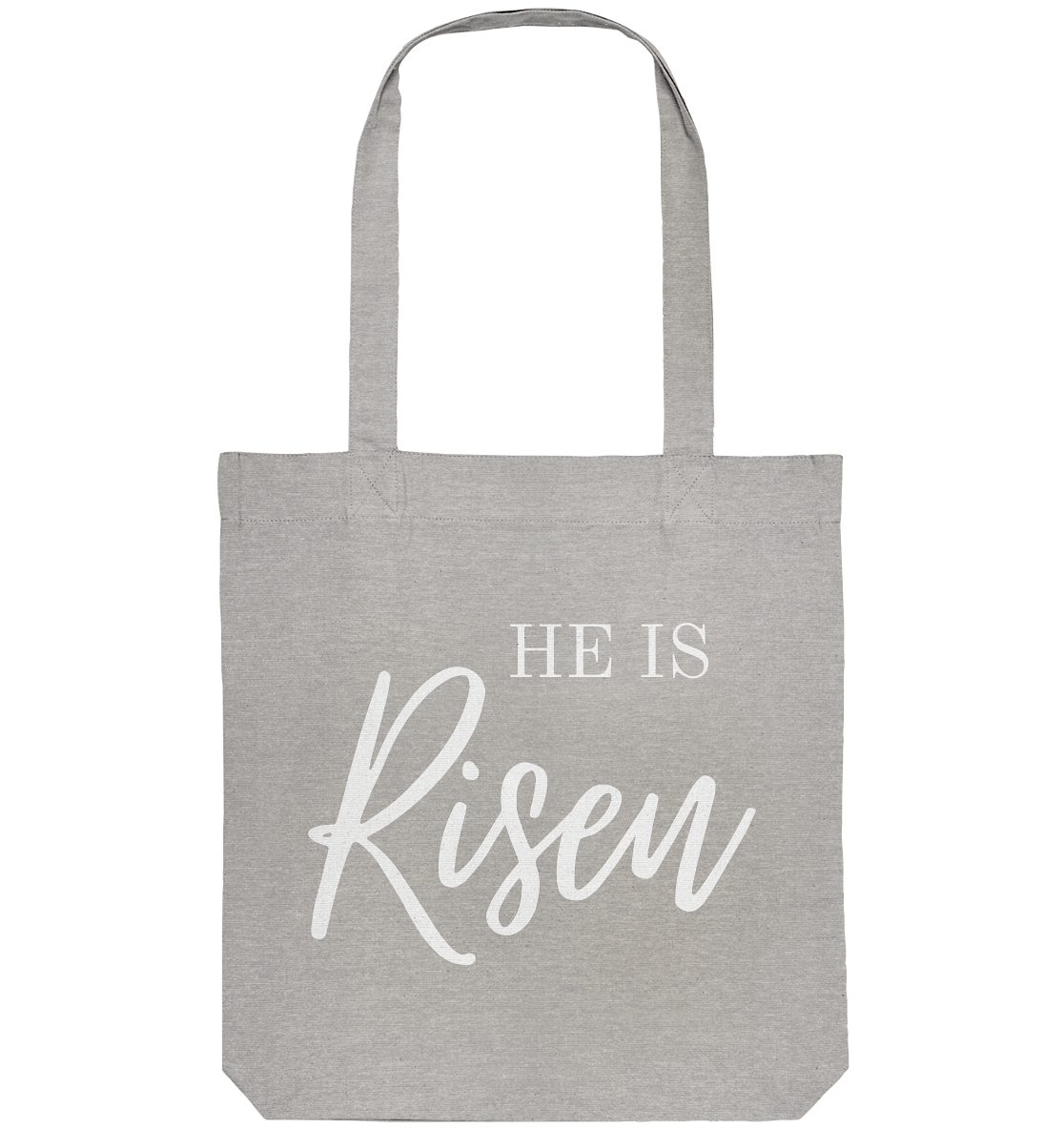 He is risen - Organic Tote-Bag - wertvoll und geliebt