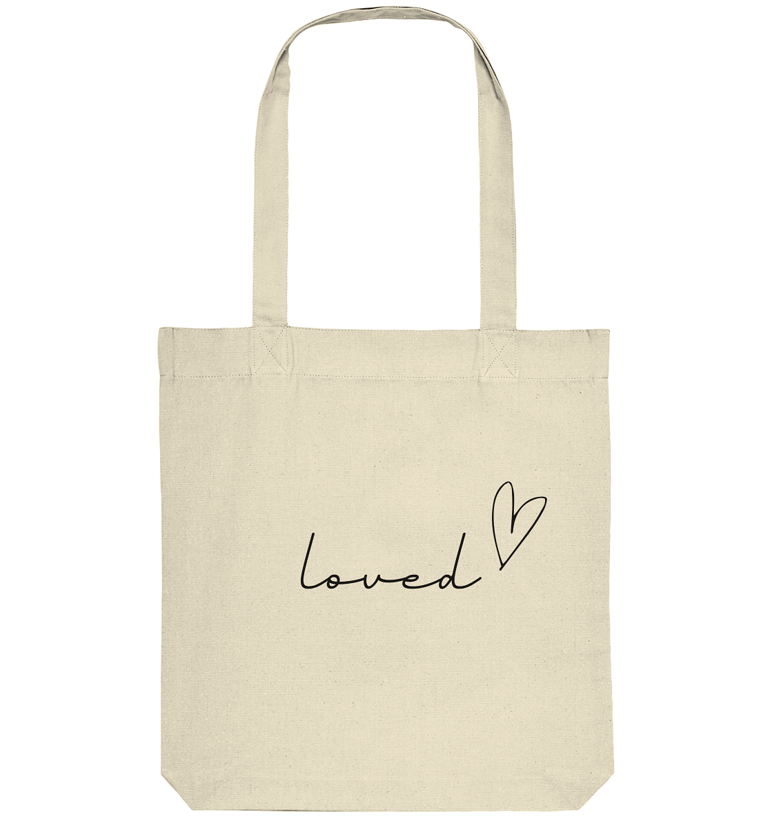loved - Organic Tote-Bag - wertvoll und geliebt