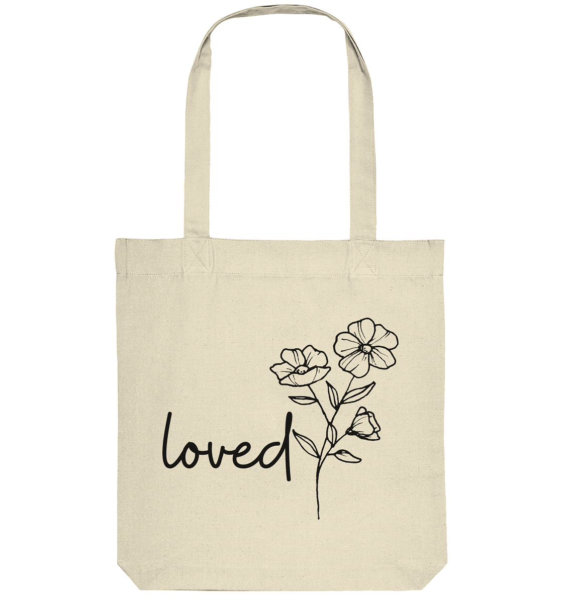loved - Organic Tote-Bag - wertvoll und geliebt