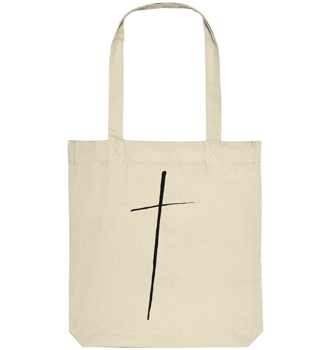 Cross - Organic Tote-Bag - wertvoll und geliebt
