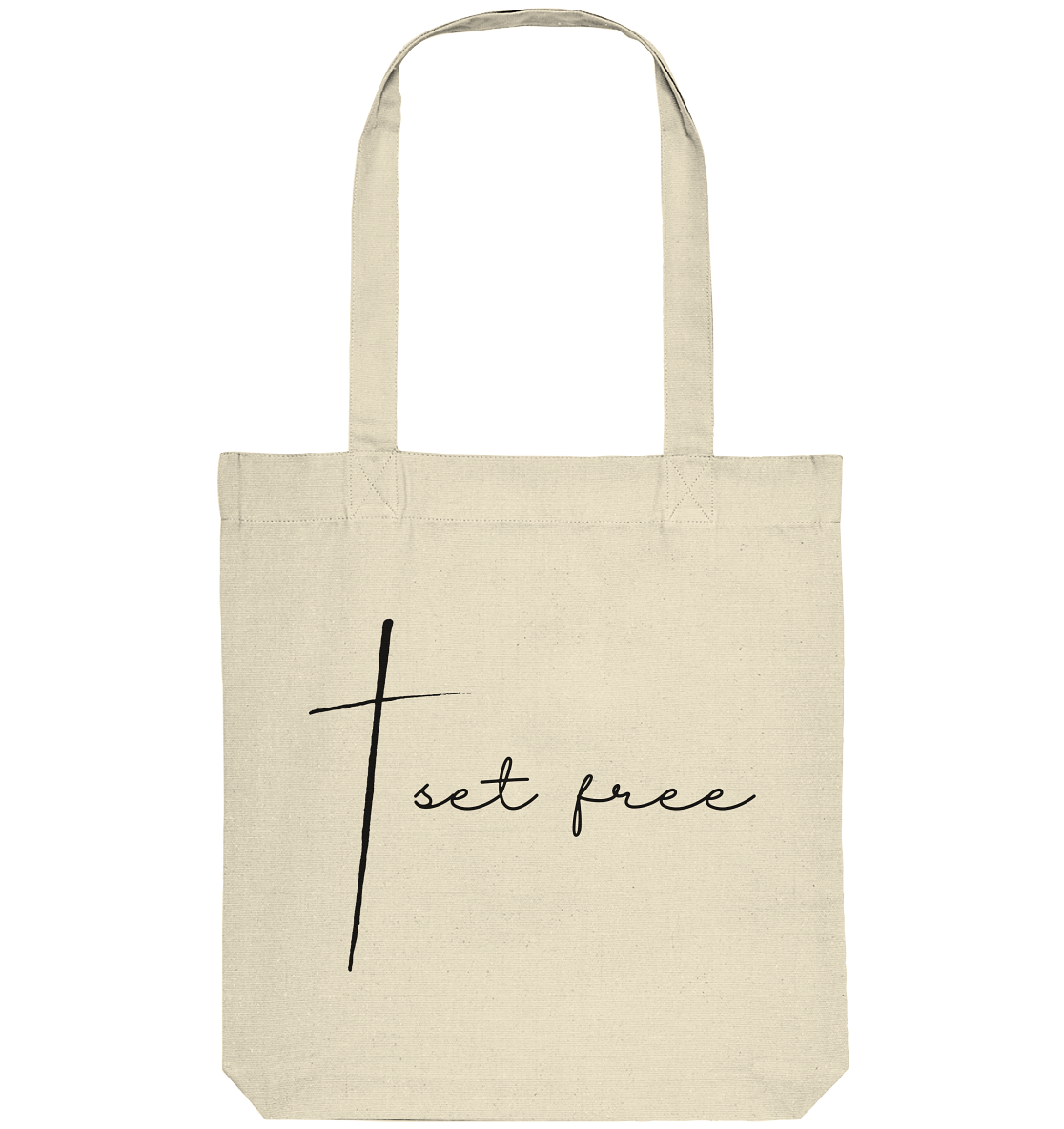 set free - Organic Tote-Bag - wertvoll und geliebt