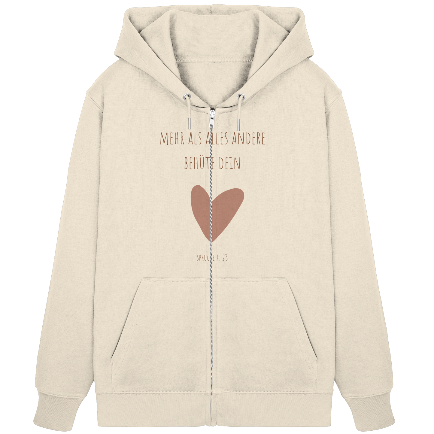 Behüte dein Herz - Organic Zipper - wertvoll und geliebt