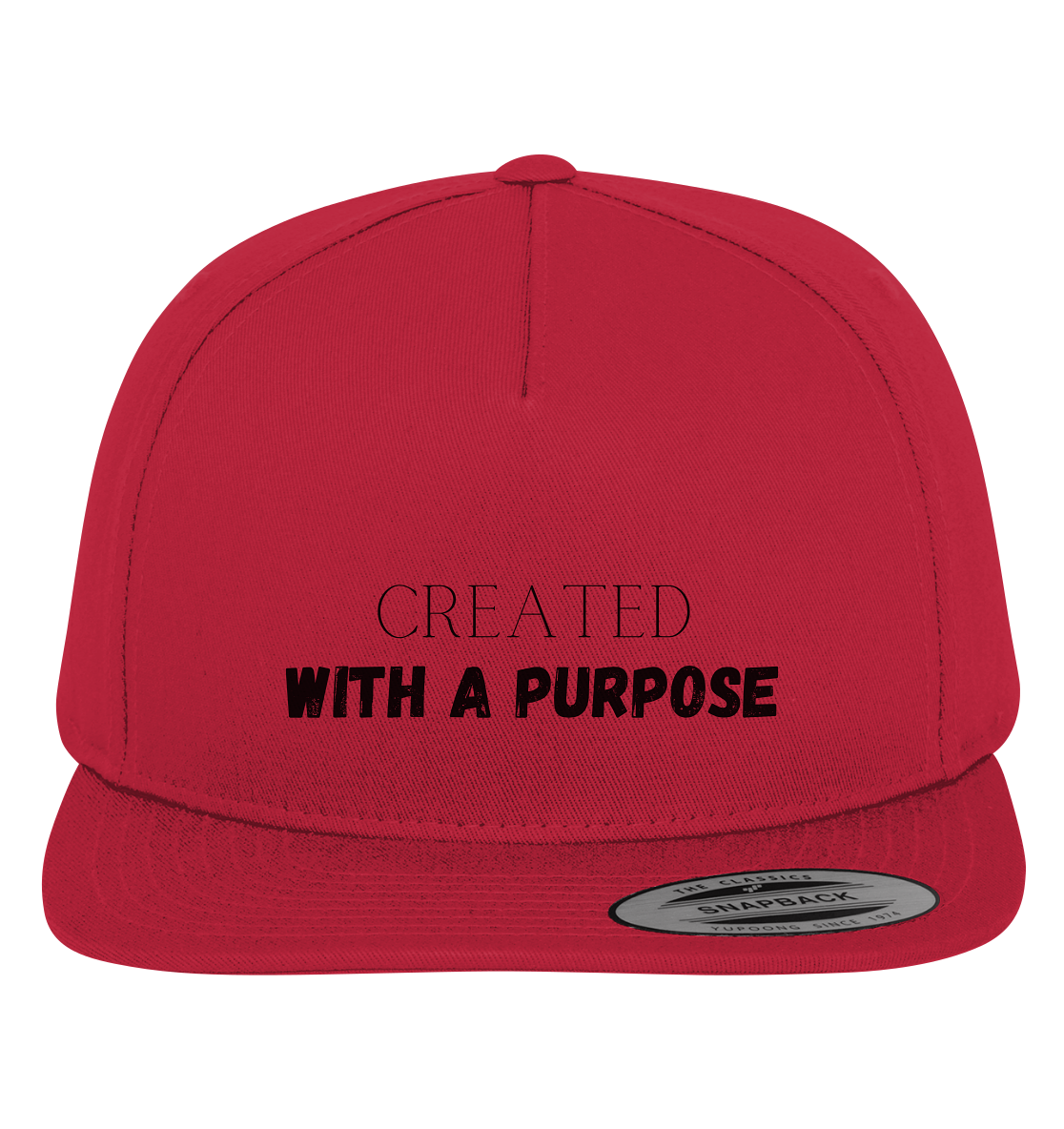 Created with a purpose - Premium Snapback - wertvoll und geliebt