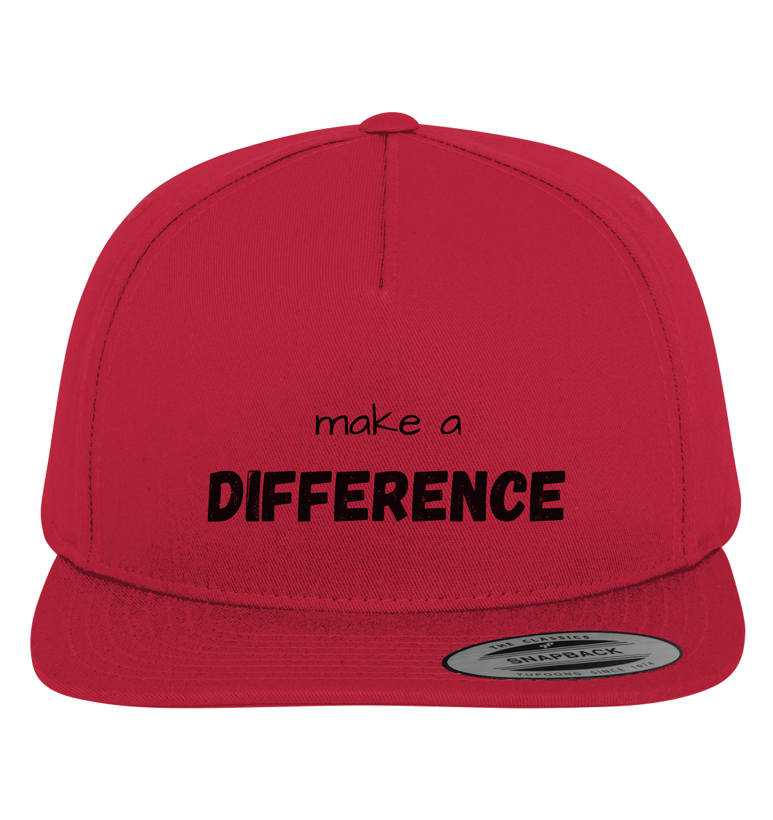 make a difference - Premium Snapback - wertvoll und geliebt