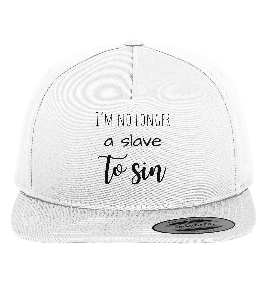 I´m no longer a slave to sin - Premium Snapback - wertvoll und geliebt