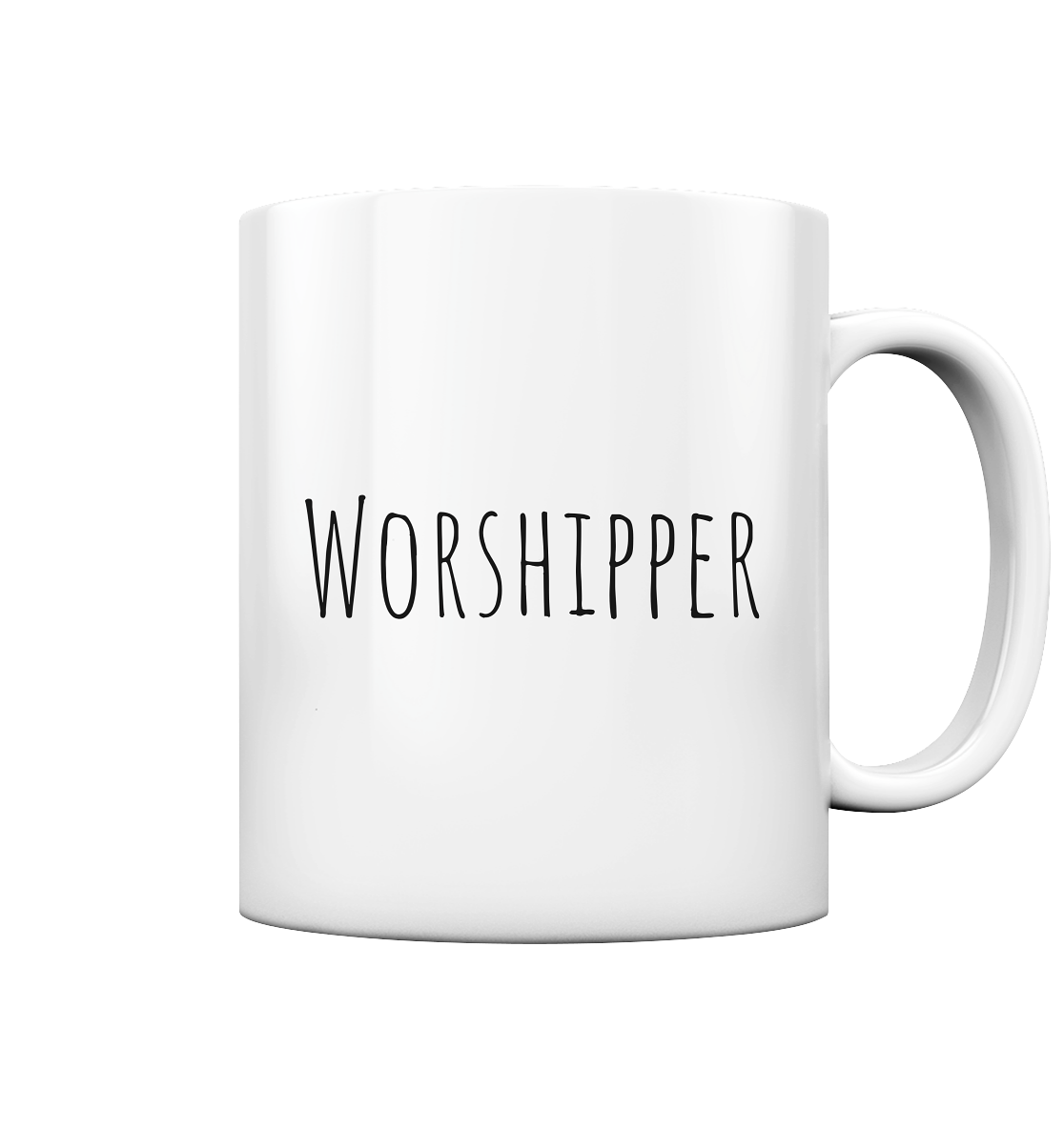 Worshipper - Tasse glossy - wertvoll und geliebt