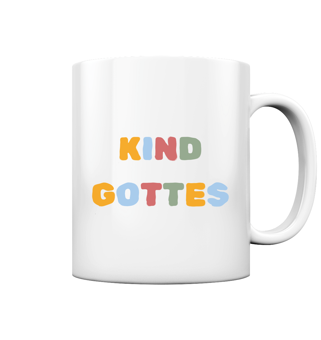 Kind Gottes - Tasse glossy - wertvoll und geliebt