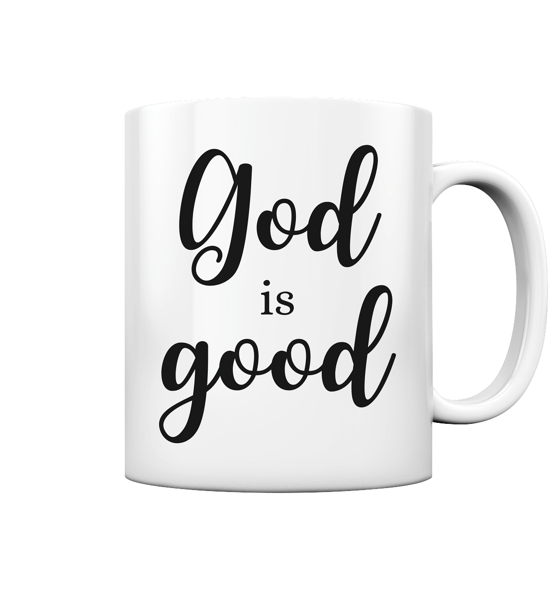 God is good - Tasse glossy - wertvoll und geliebt