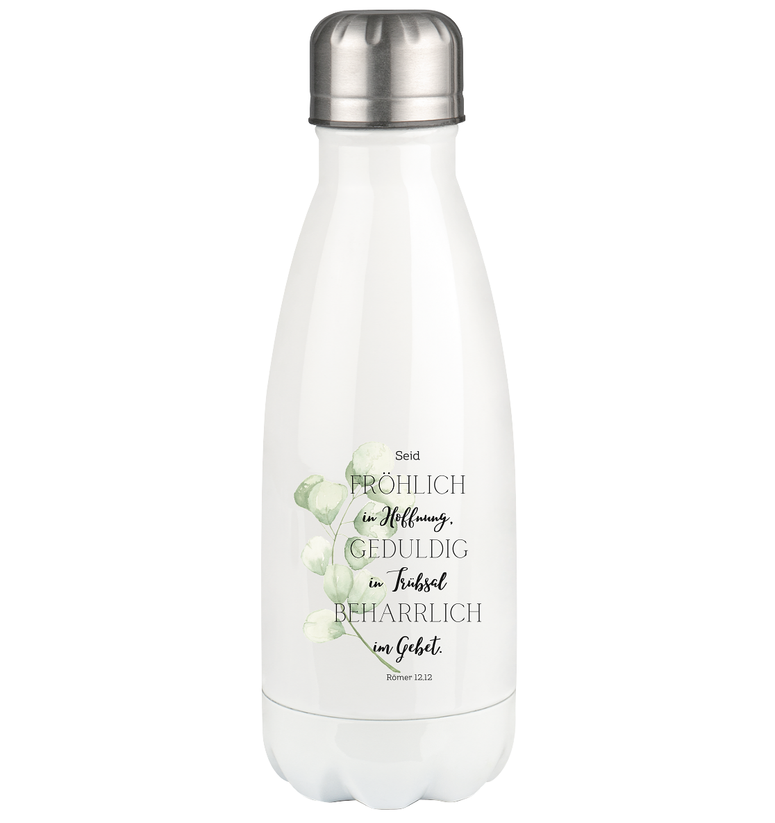 Römer 12,12 - Thermoflasche 350ml - wertvoll und geliebt
