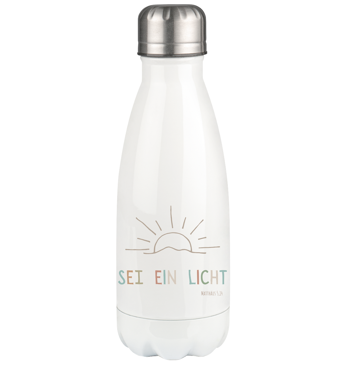 Sei ein Licht - Thermoflasche 350ml - wertvoll und geliebt
