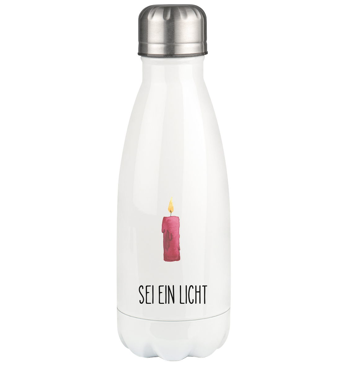 Sei ein Licht - Thermoflasche 350ml - wertvoll und geliebt