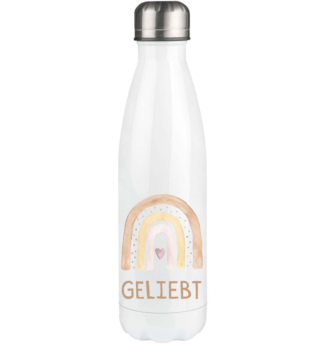 Geliebt Mädchen - Thermoflasche 500ml - wertvoll und geliebt