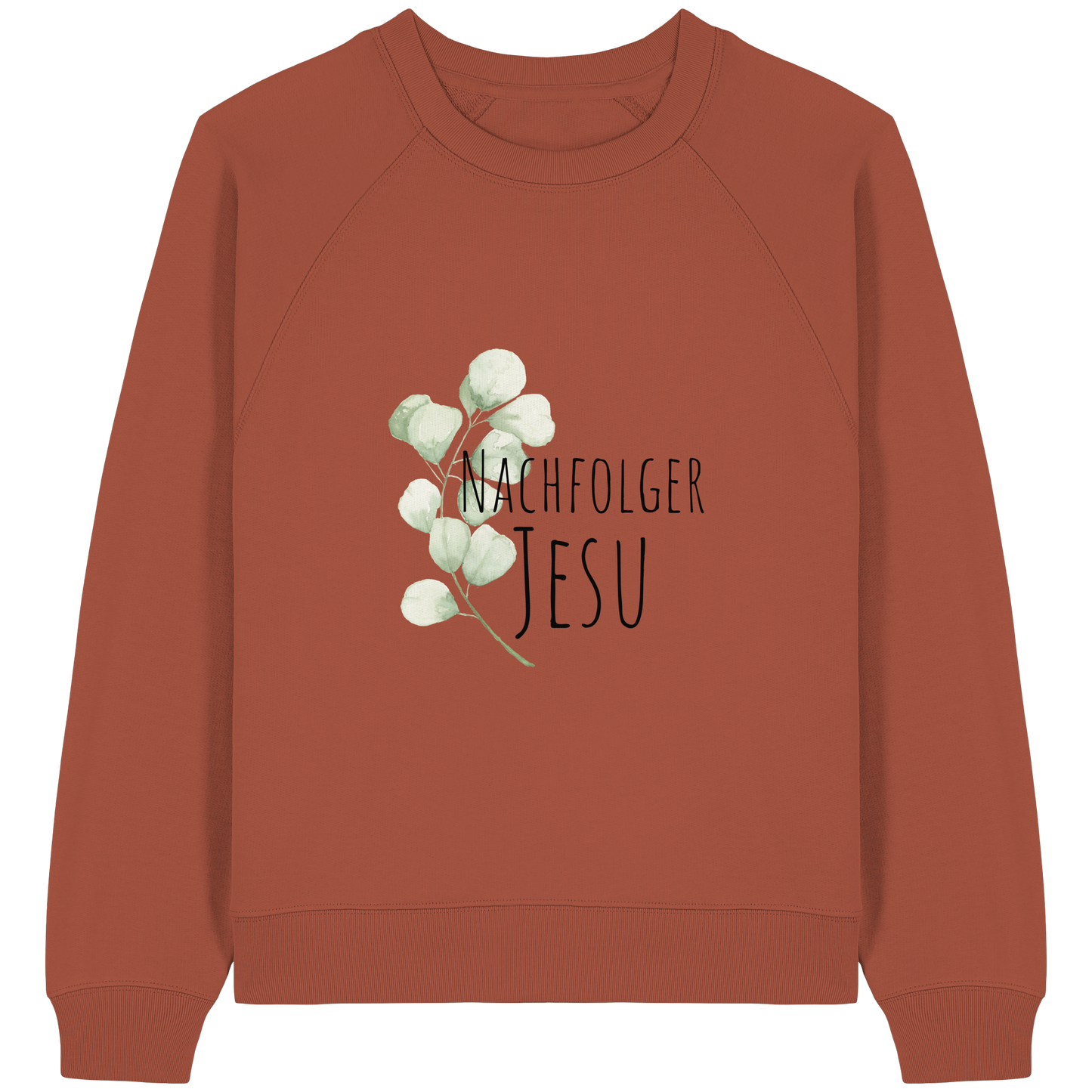 Nachfolger Jesu - Womens Organic Raglan Sweatshirt - wertvoll und geliebt