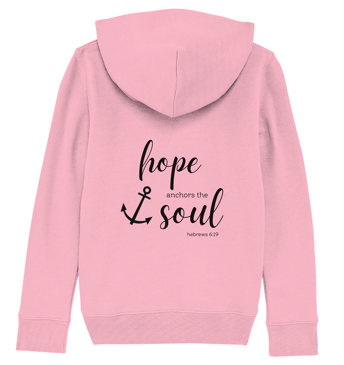 hope anchors the soul - Kids Organic Hoodie - wertvoll und geliebt 