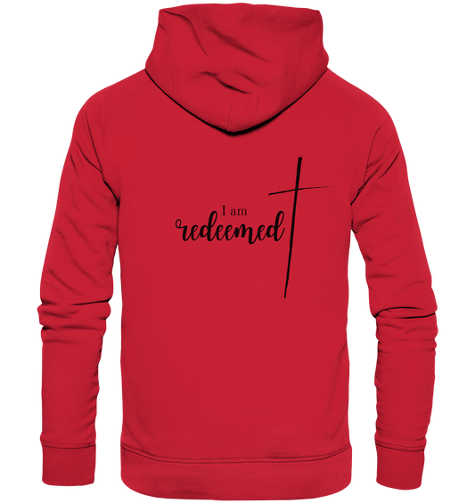 I am redeemed - Organic Basic Hoodie - wertvoll und geliebt 