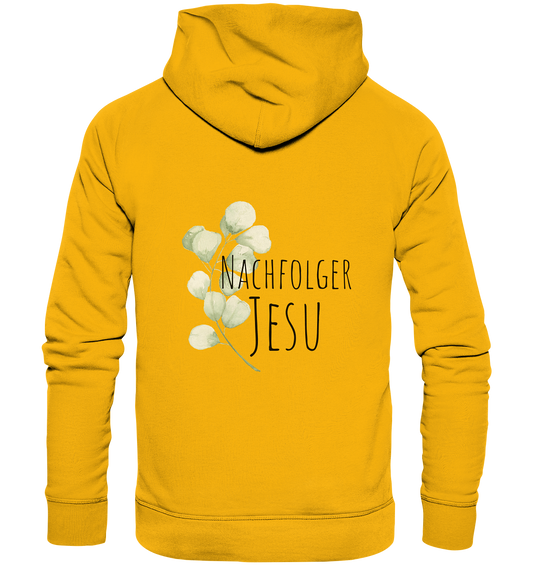 Nachfolger Jesu - Organic Basic Hoodie - wertvoll und geliebt 