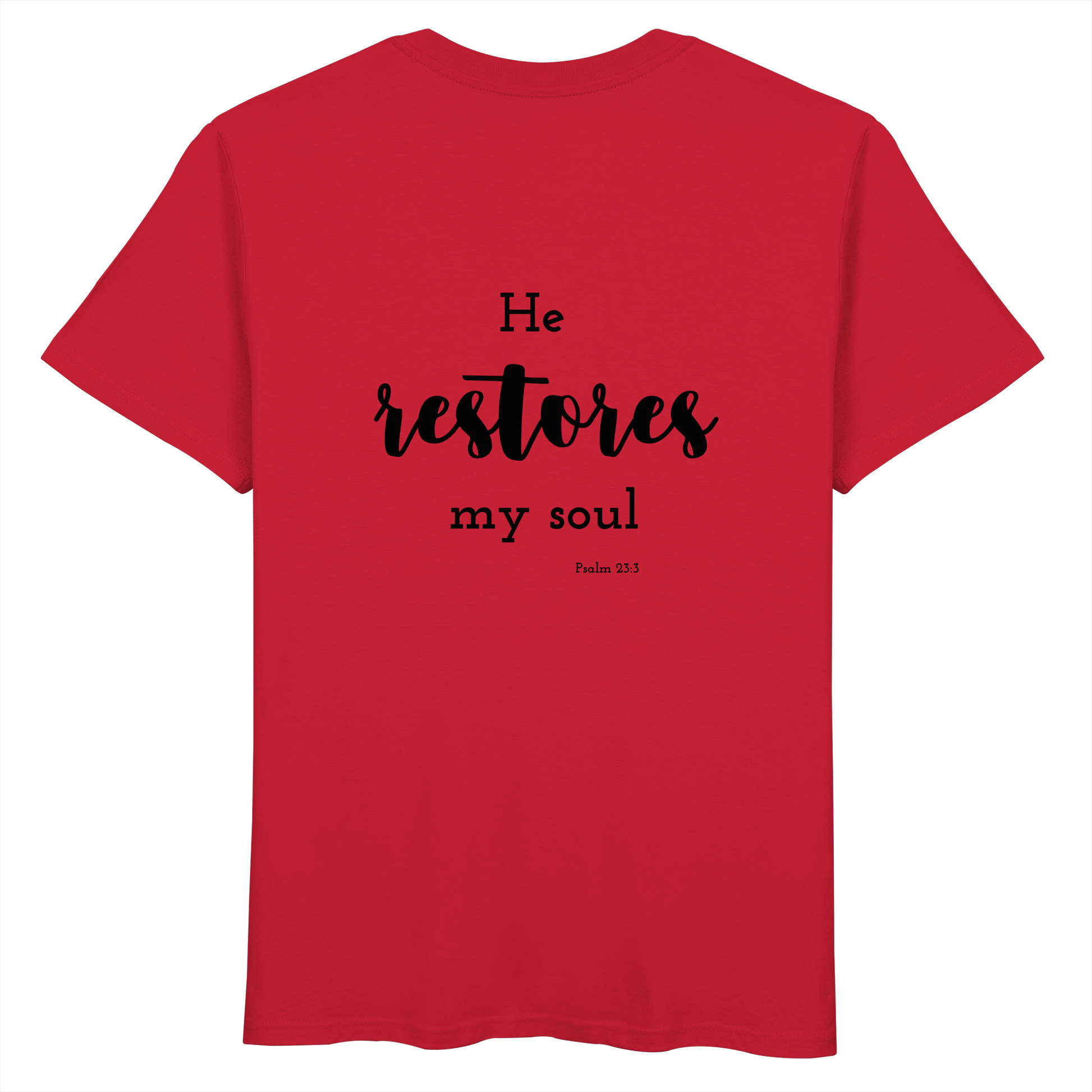 He restores my soul - Organic Basic Shirt - wertvoll und geliebt 