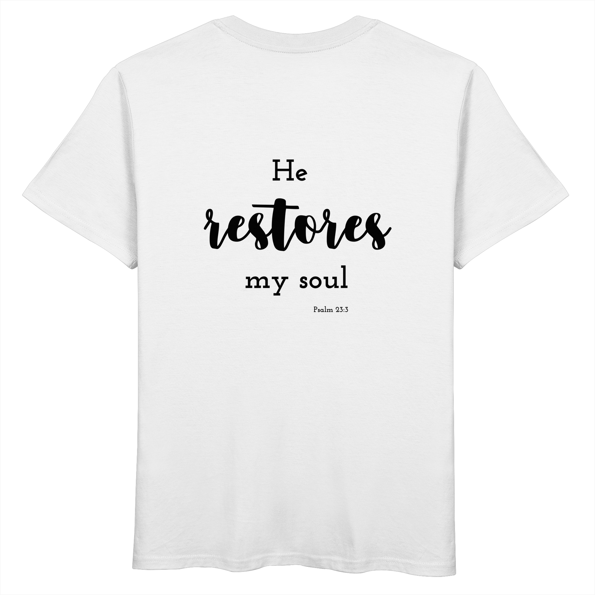 He restores my soul - Organic Basic Shirt - wertvoll und geliebt 