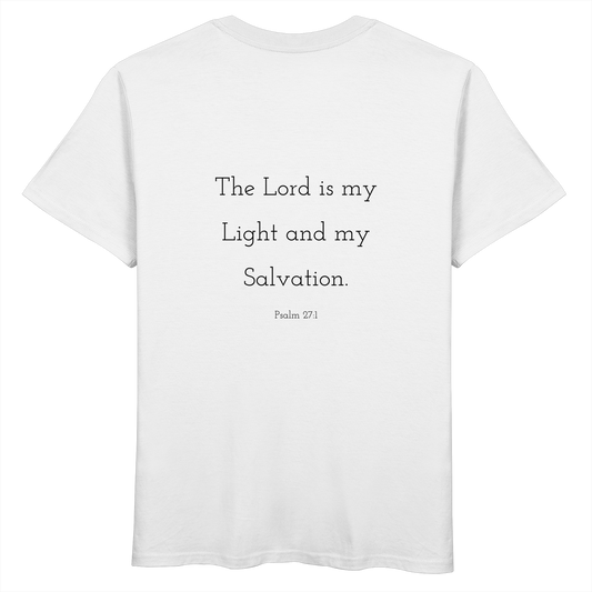 Psalm 27:1 - Organic Basic Shirt - wertvoll und geliebt 
