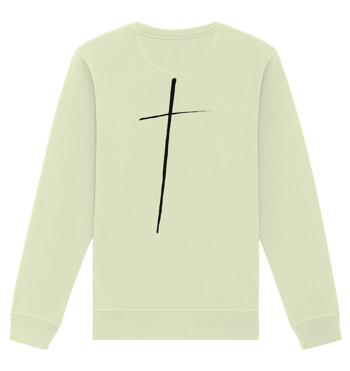 Cross - Organic Basic Unisex Sweatshirt - wertvoll und geliebt 