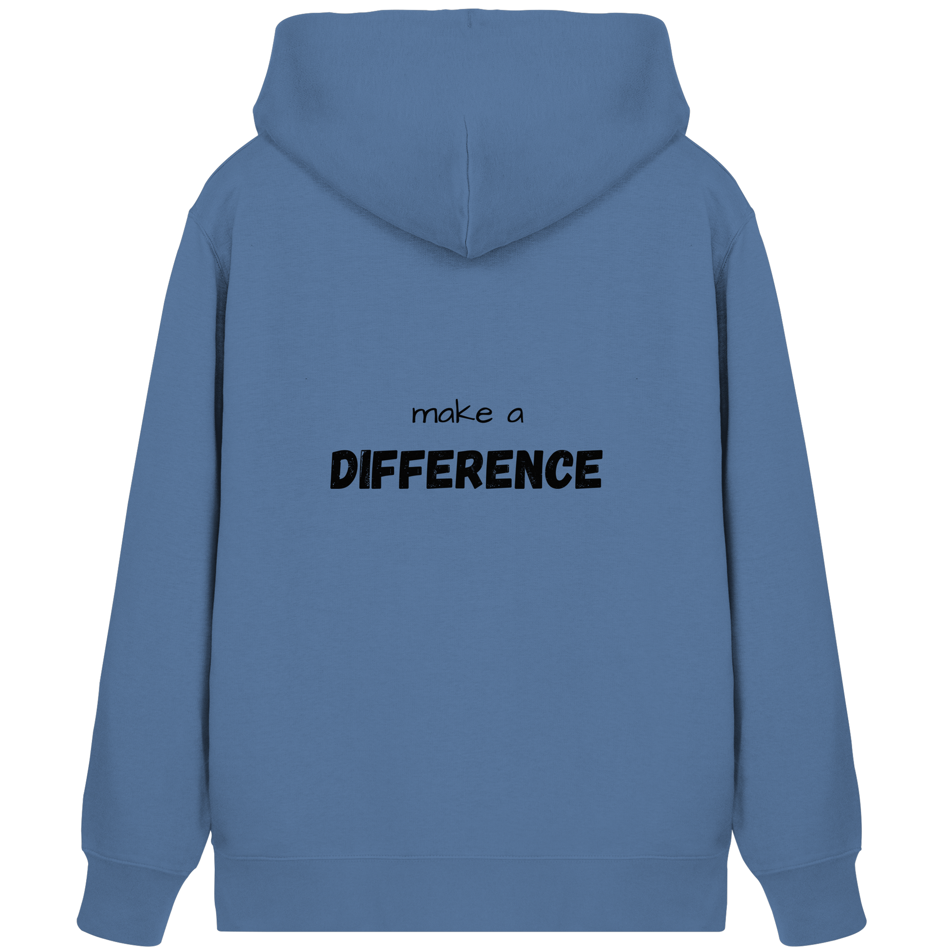 make a difference - Organic Zipper - wertvoll und geliebt 