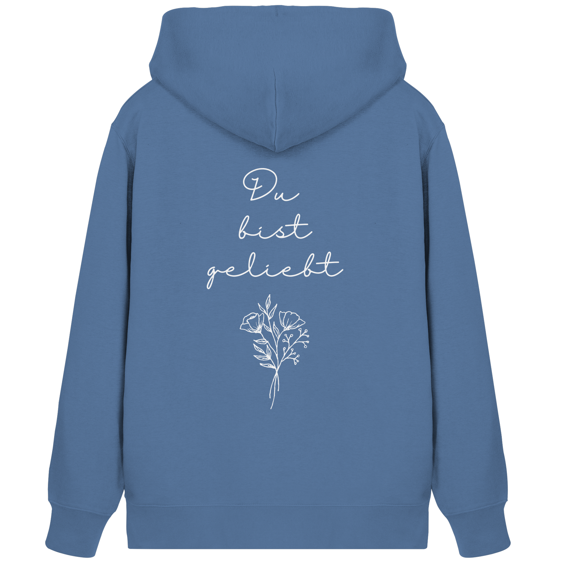 Du bist geliebt - Organic Zipper - wertvoll und geliebt 