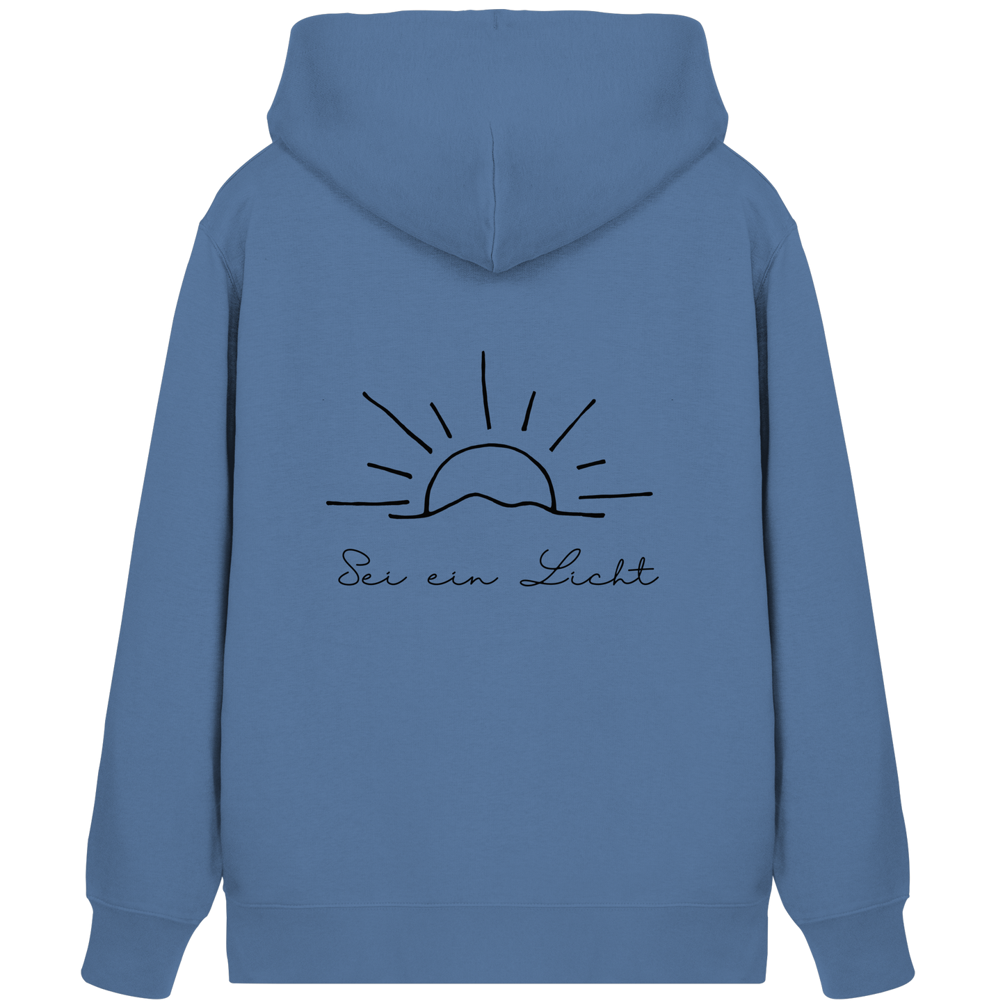Sei ein Licht - Organic Zipper - wertvoll und geliebt 