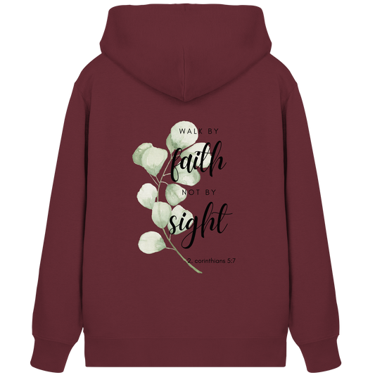 Walk by faith - Organic Zipper - wertvoll und geliebt 