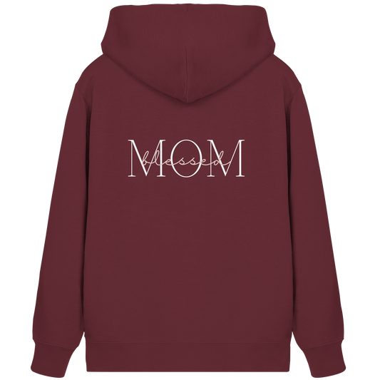 Blessed mom - Organic Zipper - wertvoll und geliebt 