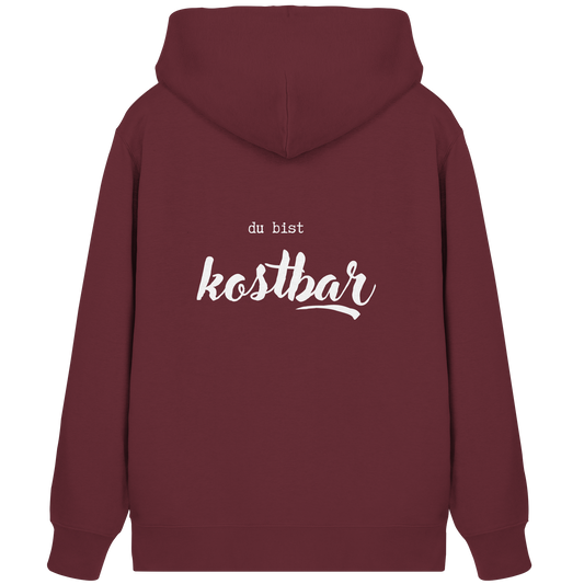 Kostbar - Organic Zipper - wertvoll und geliebt 