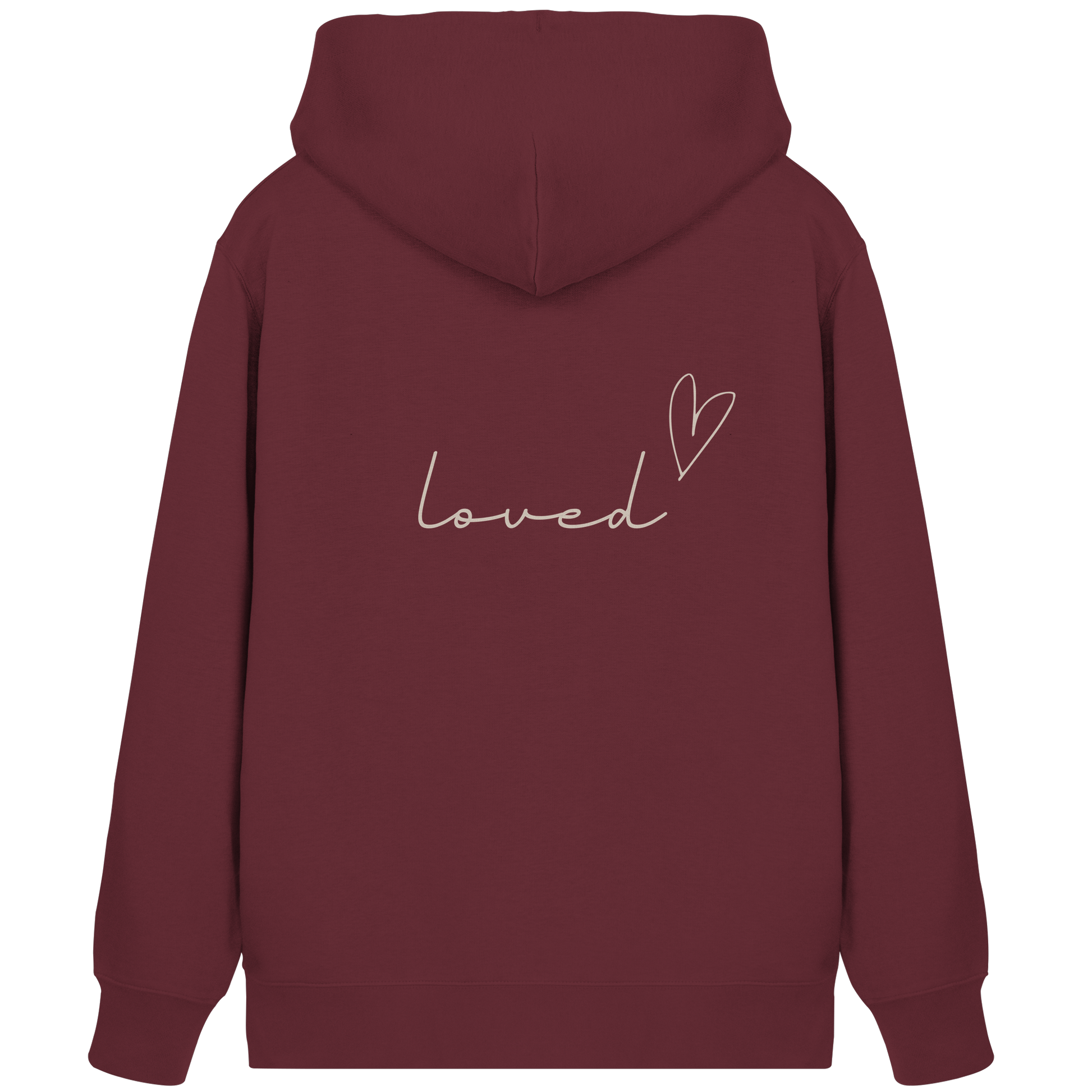 loved - Organic Zipper - wertvoll und geliebt 