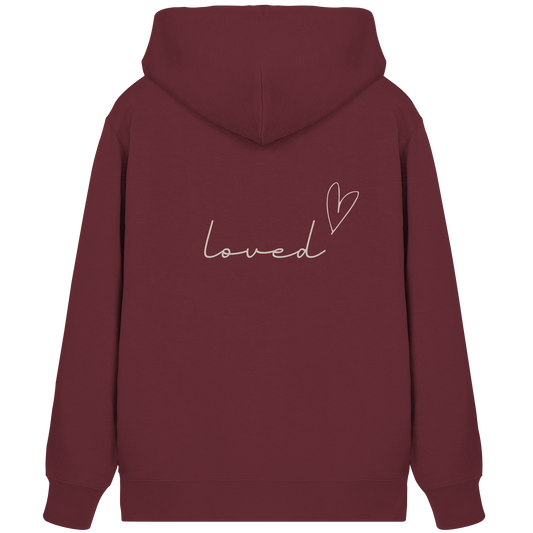 loved - Organic Zipper - wertvoll und geliebt 