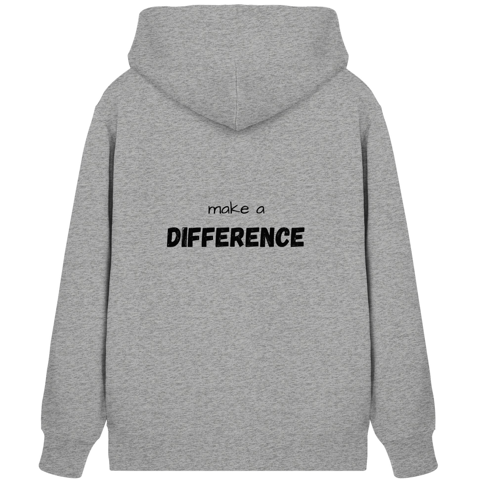 make a difference - Organic Zipper - wertvoll und geliebt 