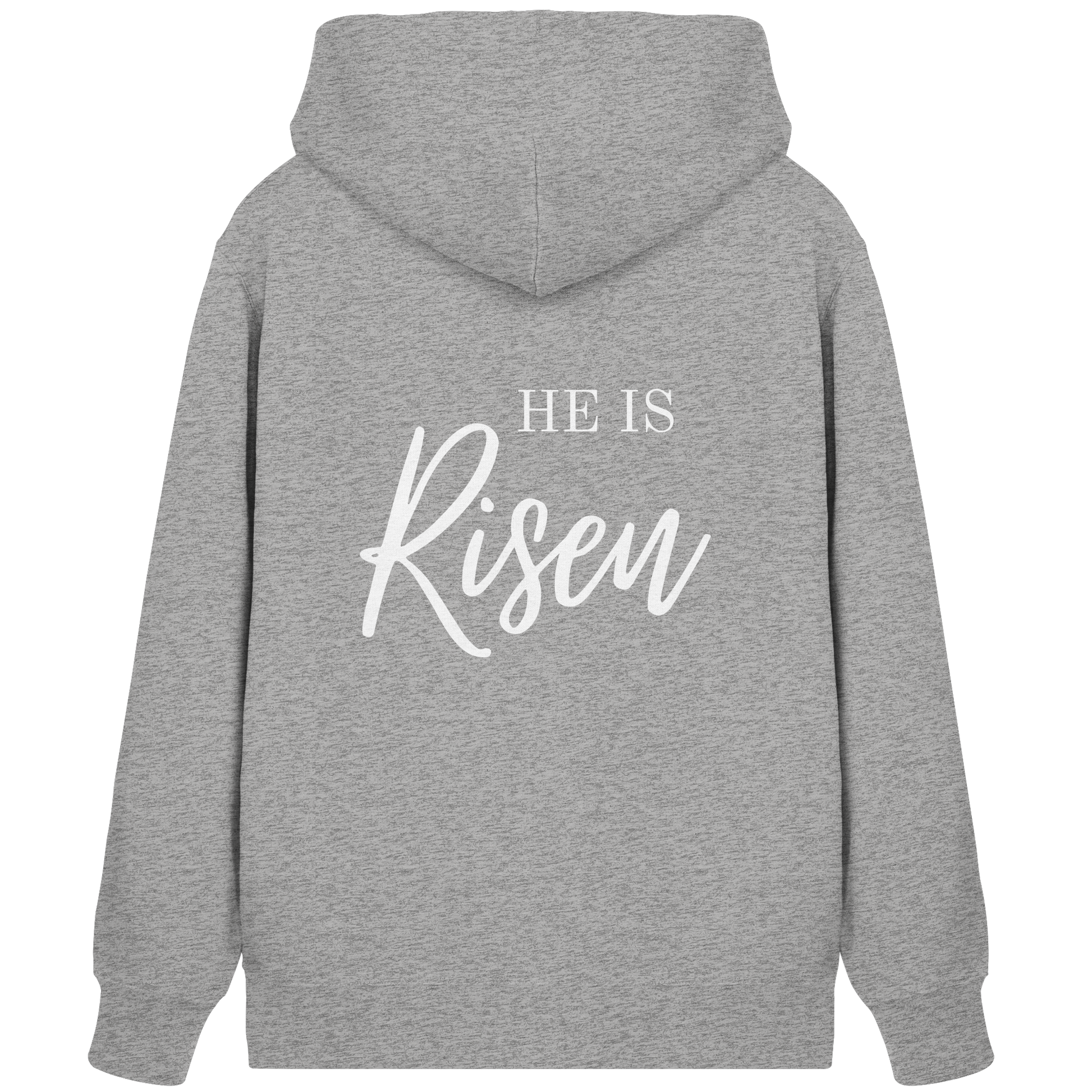 He is risen - Organic Zipper - wertvoll und geliebt 