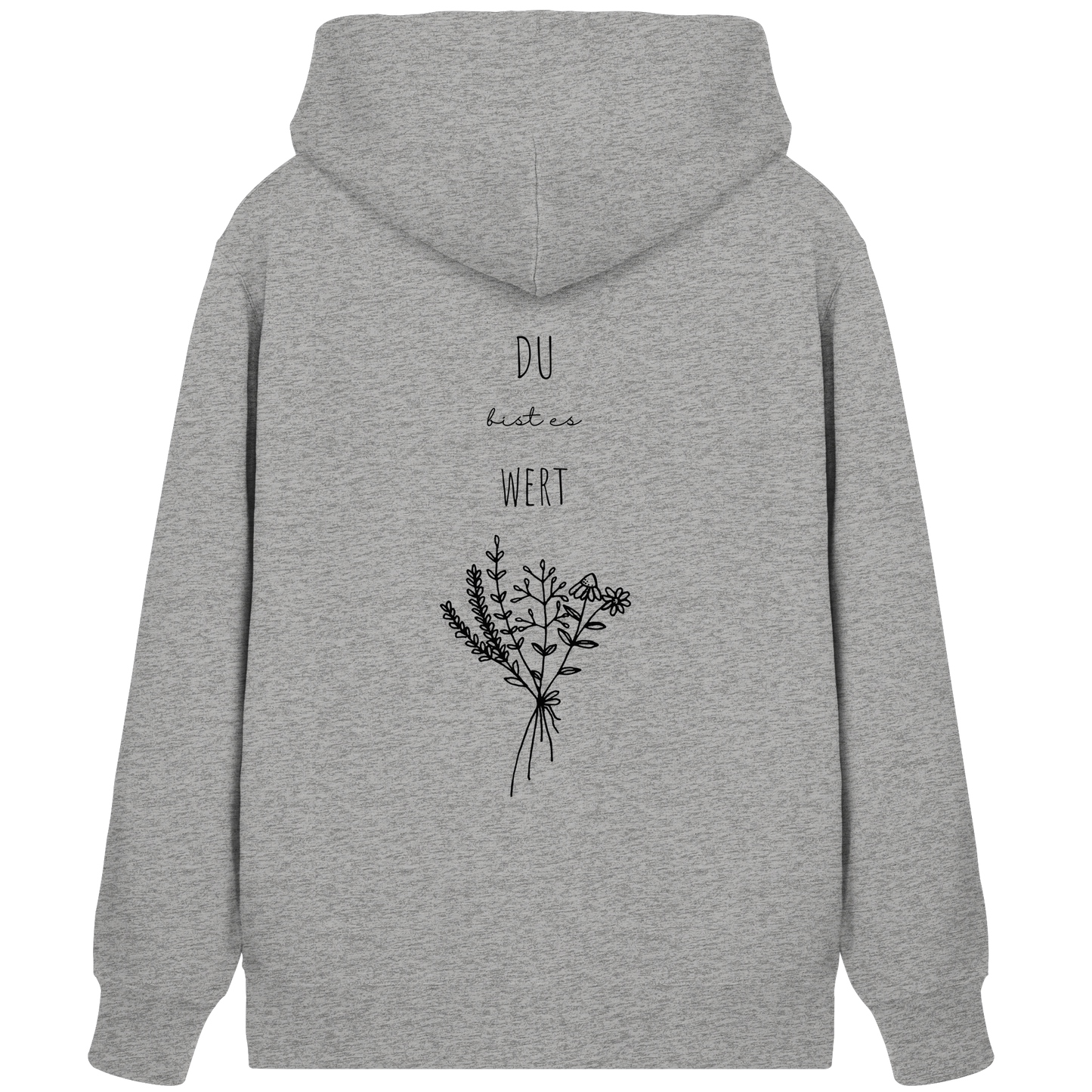 Du bist es wert - Organic Zipper - wertvoll und geliebt 