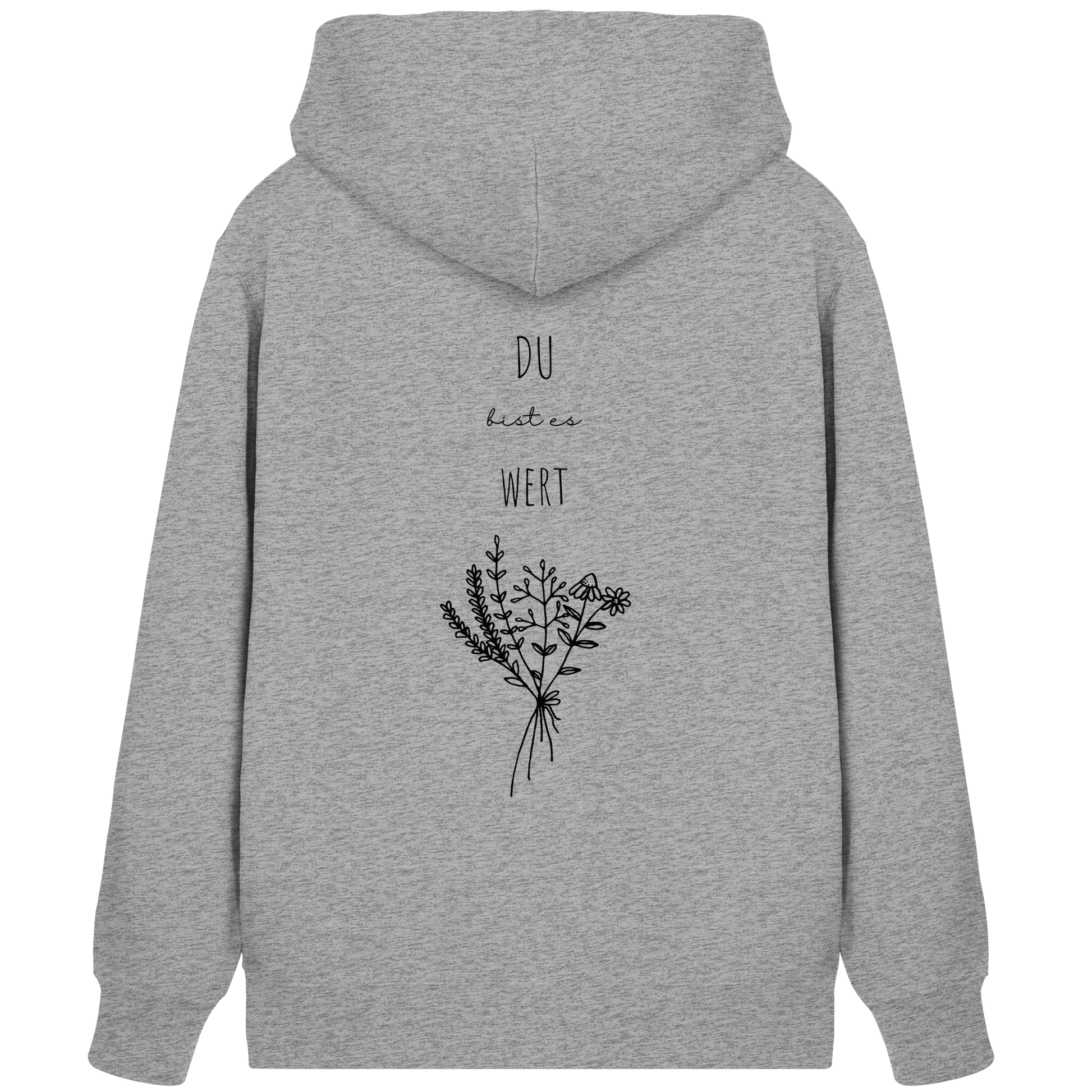 Du bist es wert - Organic Zipper - wertvoll und geliebt 