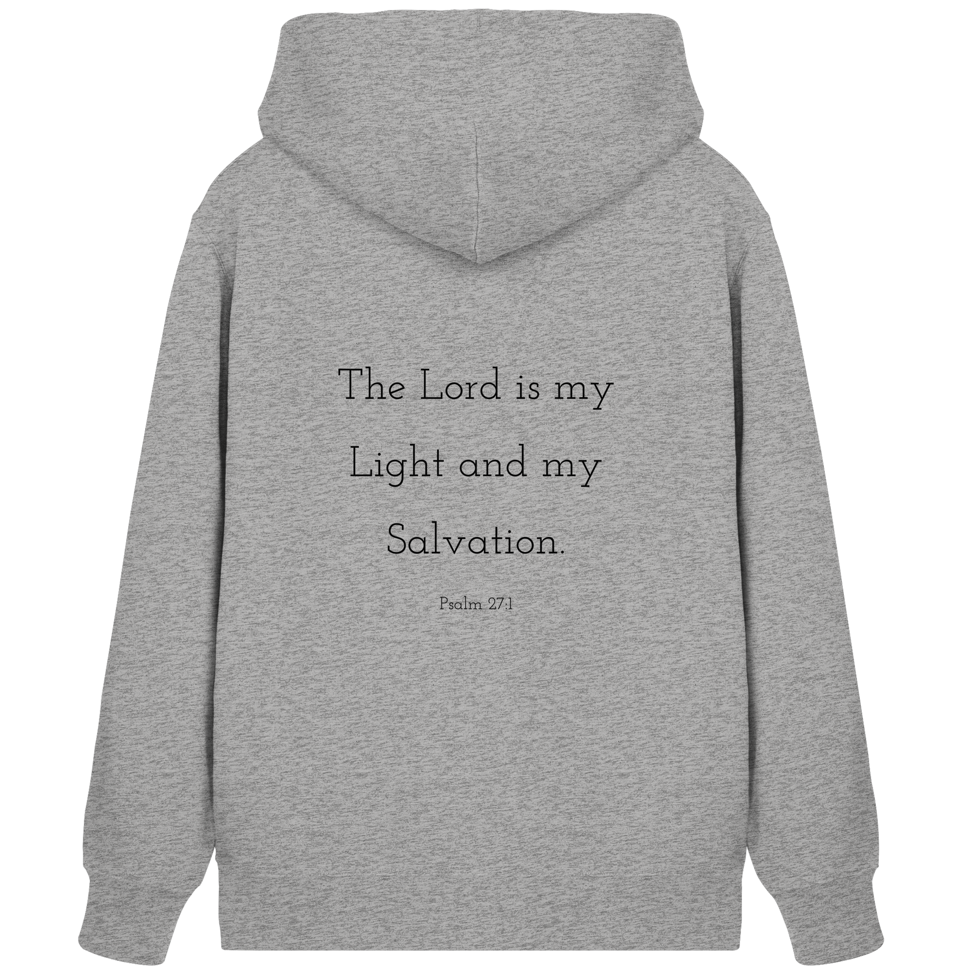 Psalm 27:1 - Organic Zipper - wertvoll und geliebt 