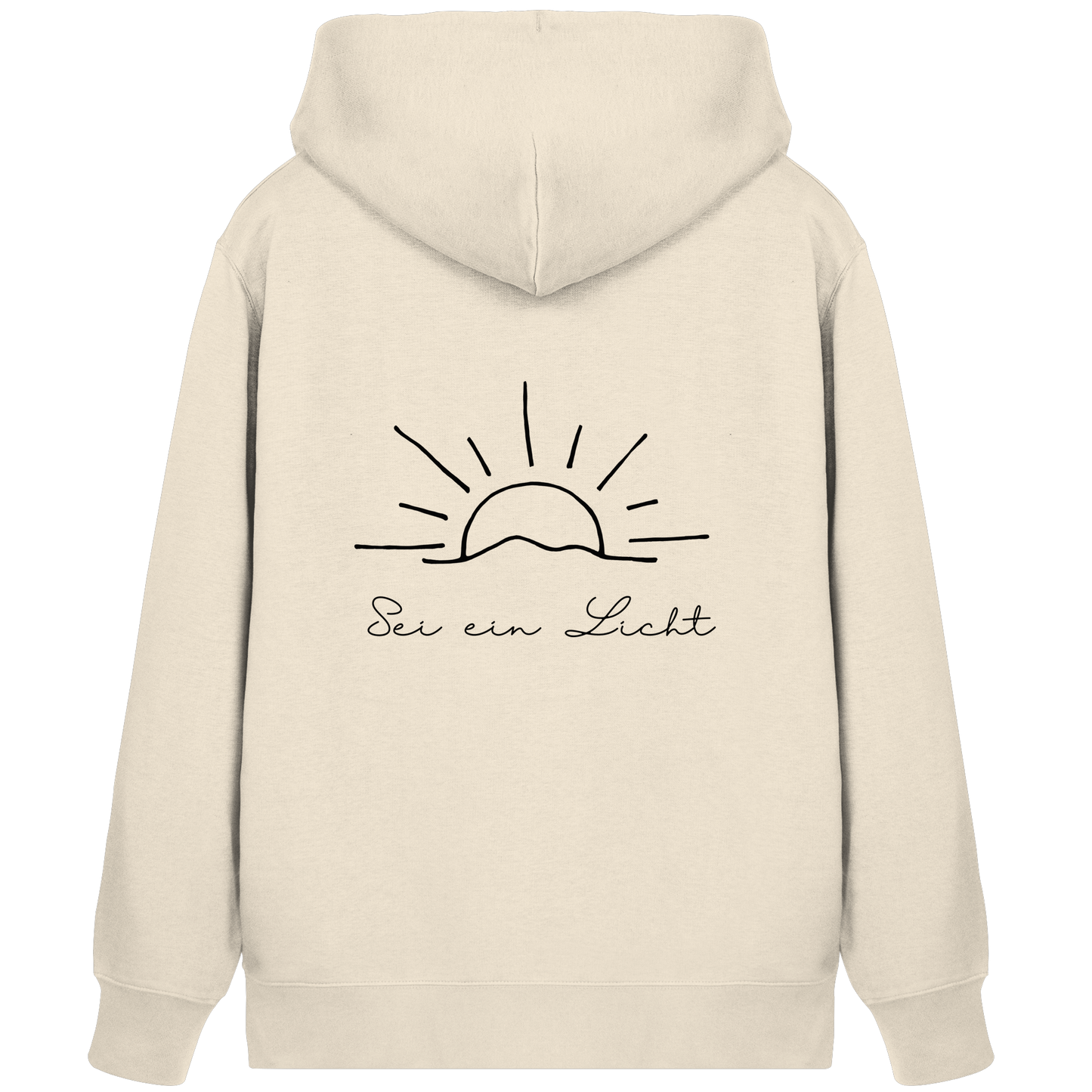 Sei ein Licht - Organic Zipper - wertvoll und geliebt 