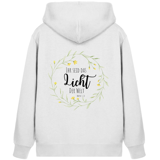 Licht der Welt - Organic Zipper - wertvoll und geliebt 