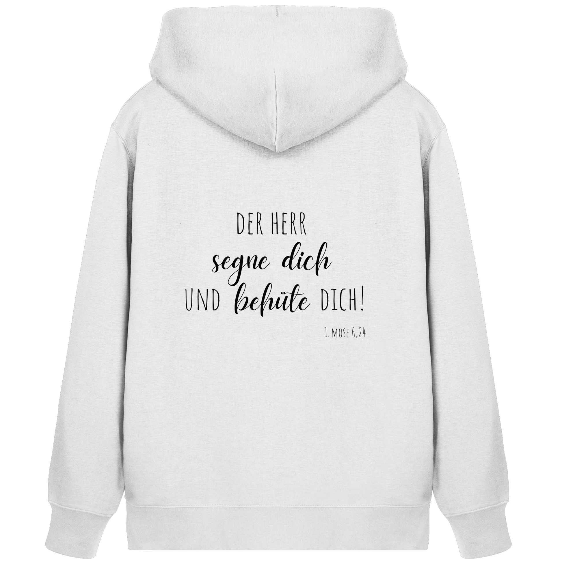 Der Herr segne und behüte Dich - Organic Zipper - wertvoll und geliebt 