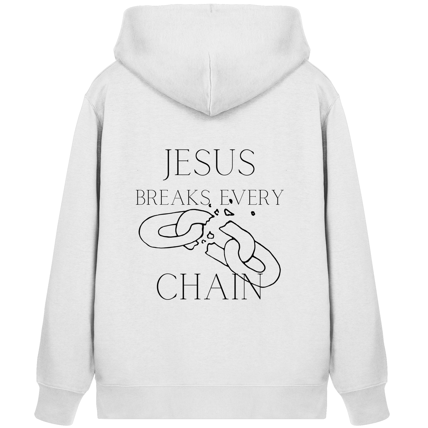 break every chain - Organic Zipper - wertvoll und geliebt 