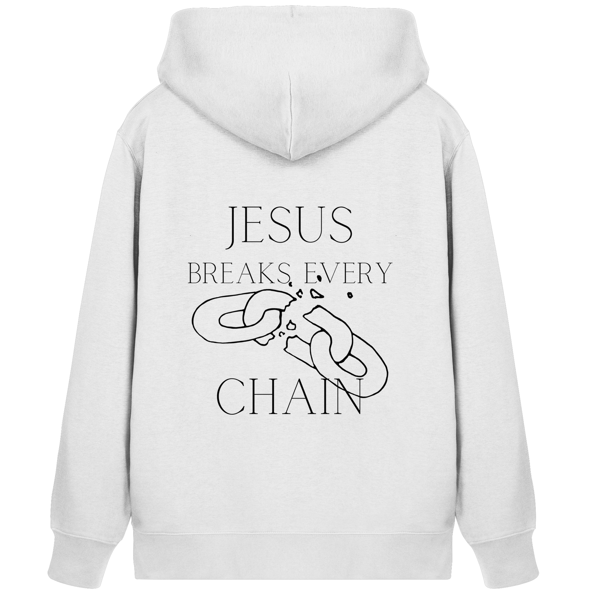 break every chain - Organic Zipper - wertvoll und geliebt 