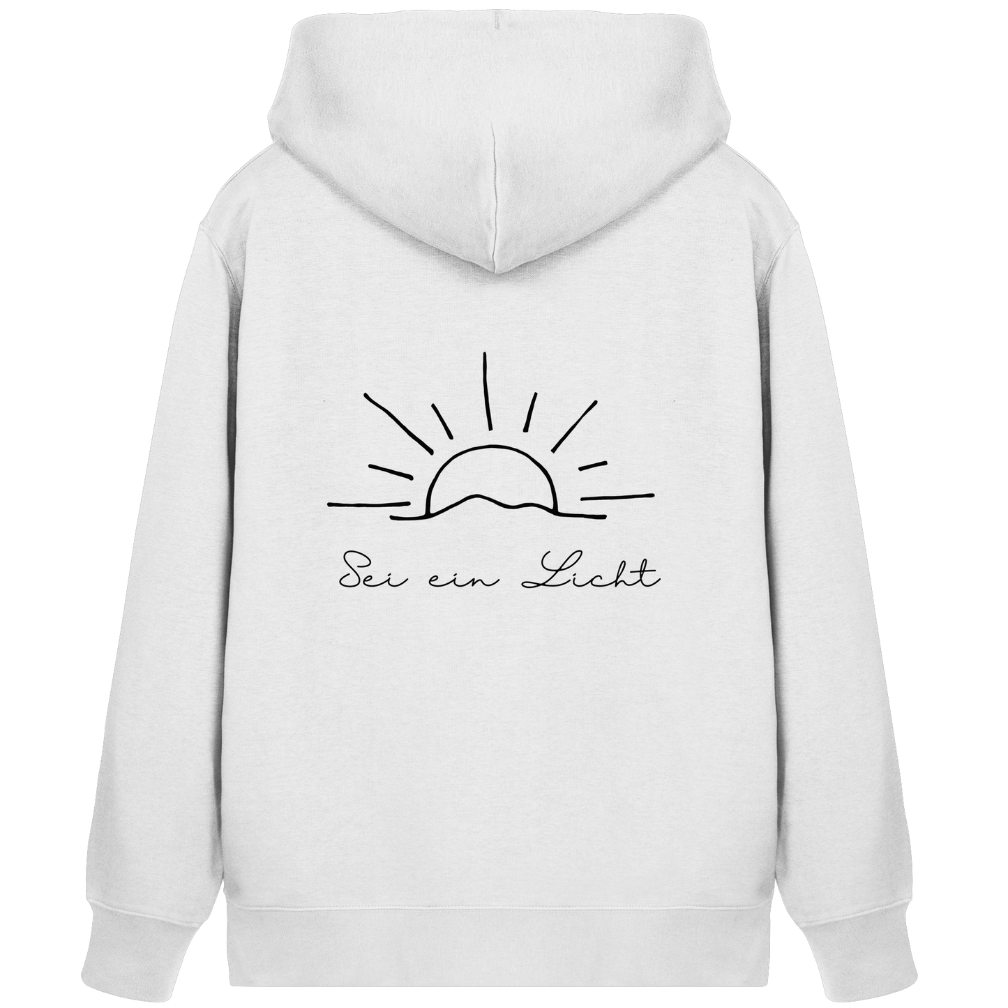 Sei ein Licht - Organic Zipper - wertvoll und geliebt 