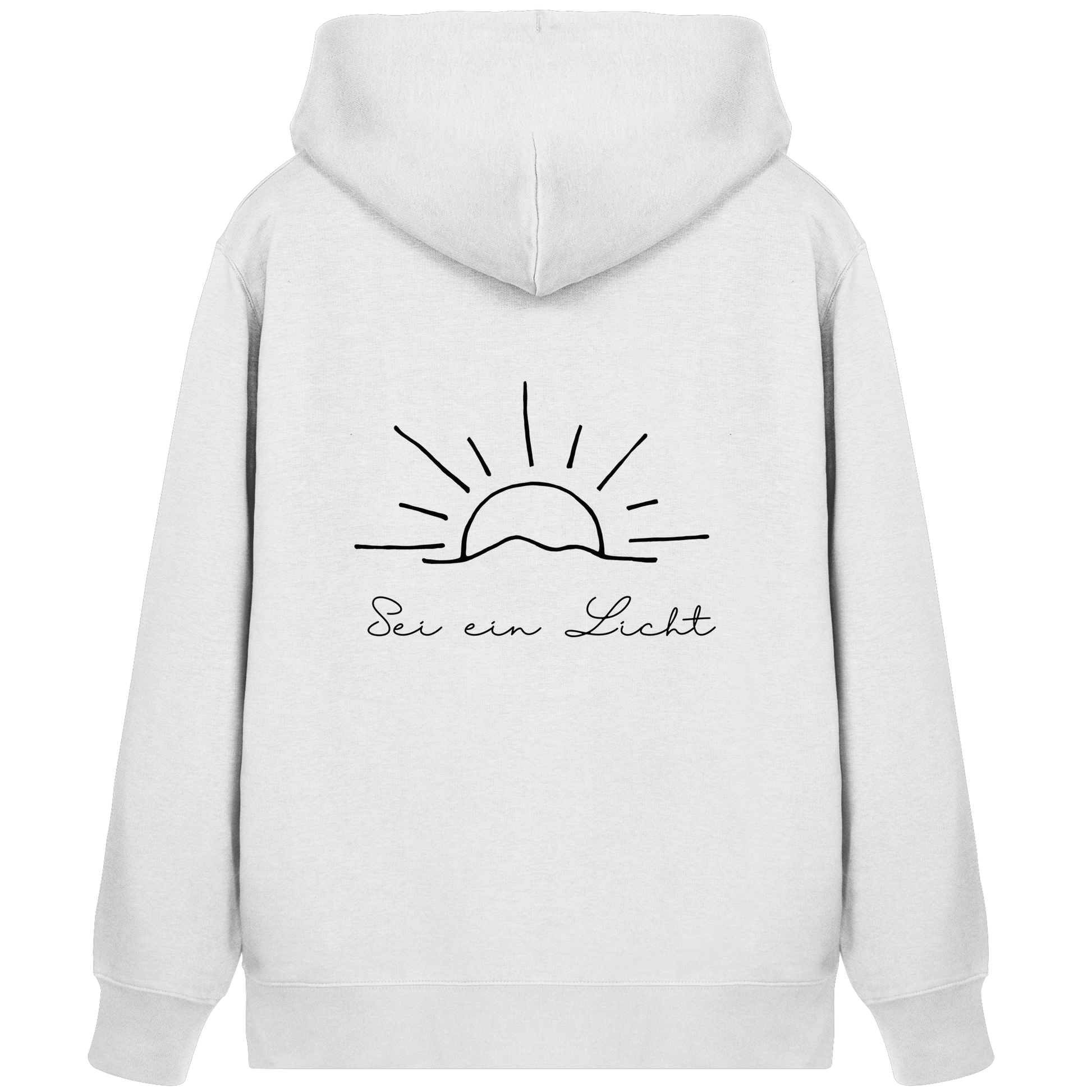 Sei ein Licht - Organic Zipper - wertvoll und geliebt 