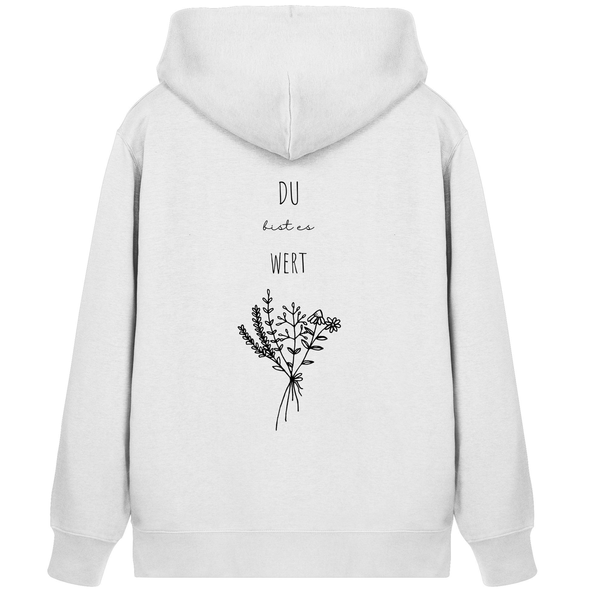 Du bist es wert - Organic Zipper - wertvoll und geliebt 
