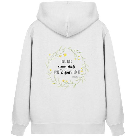 Der Herr segne Dich - Organic Zipper - wertvoll und geliebt 